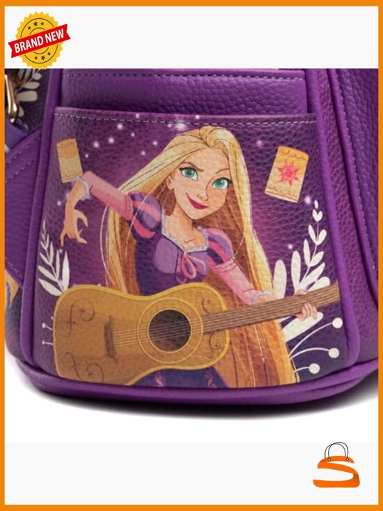 Disney Tangled Rapunzel Vegan Leather Fashion Mini Backpack - 11 inch main image 6